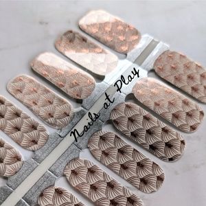 5 for $15 Nail Wraps- Evenly Quinn (transparent)